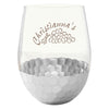 Hit Silver Florence Stemless Wine Glass