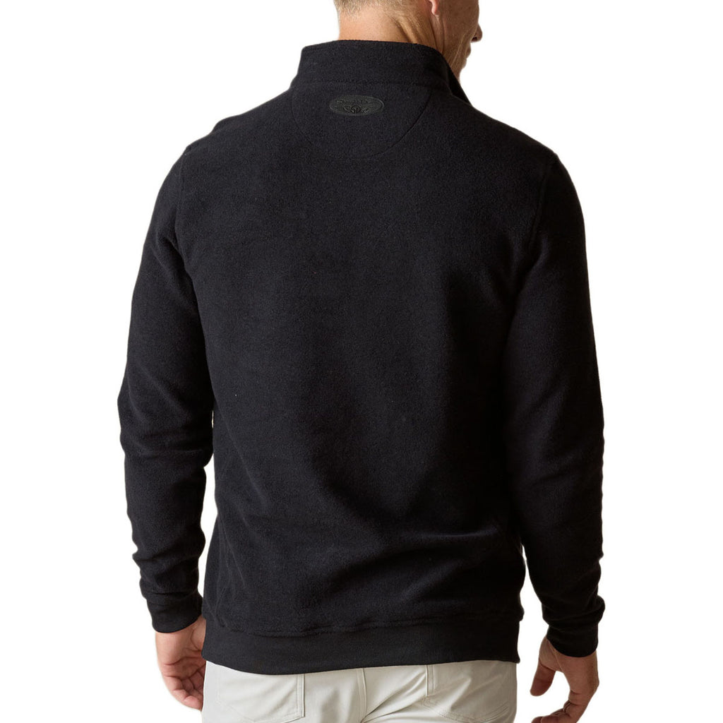 Straight Down Men's Black Major Quarter Zip