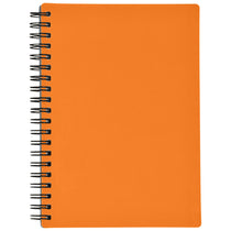 Hit Orange Rubbery Spiral Notebook