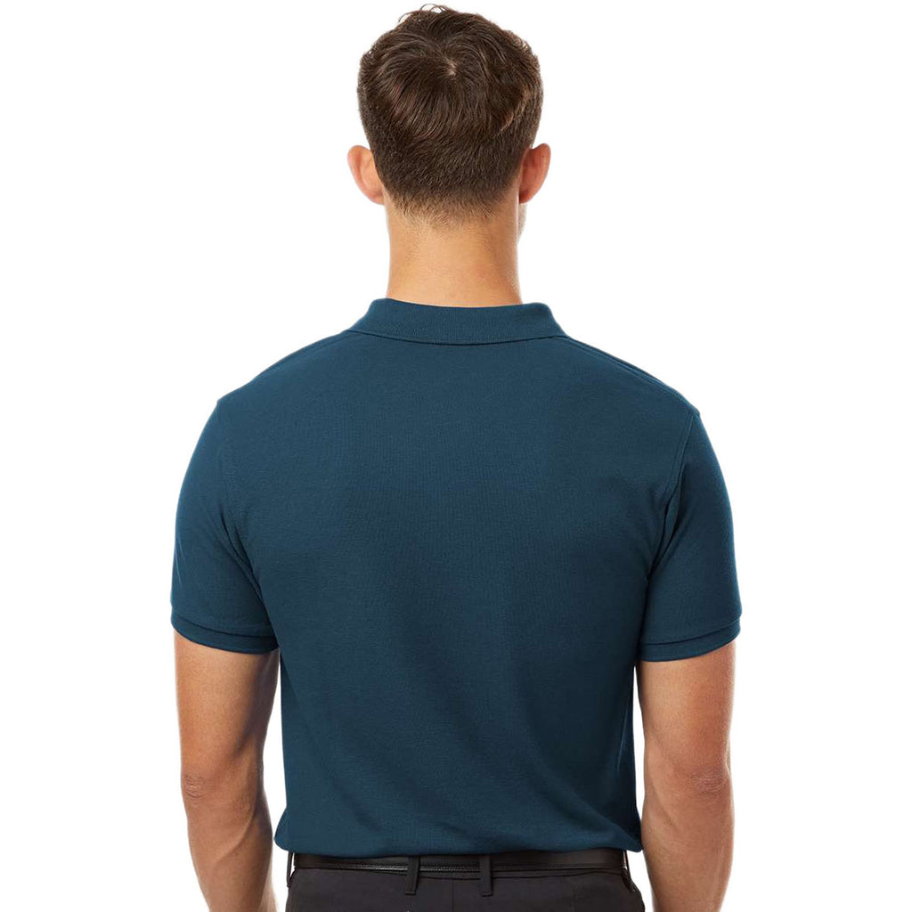 AllPro Men's Atlantic Blue Pique Polo