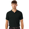 AllPro Men's Black Pique Polo