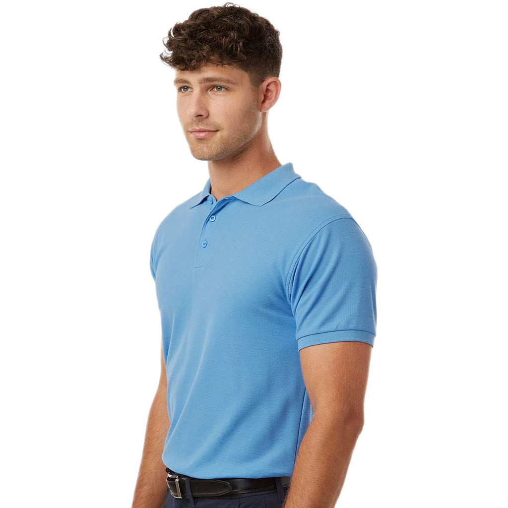 AllPro Men's Carolina Blue Pique Polo