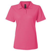 AllPro Women's Bright Pink Pique Polo