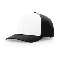 Richardson White/Black/Black Laser Perf R-Flex Snapback