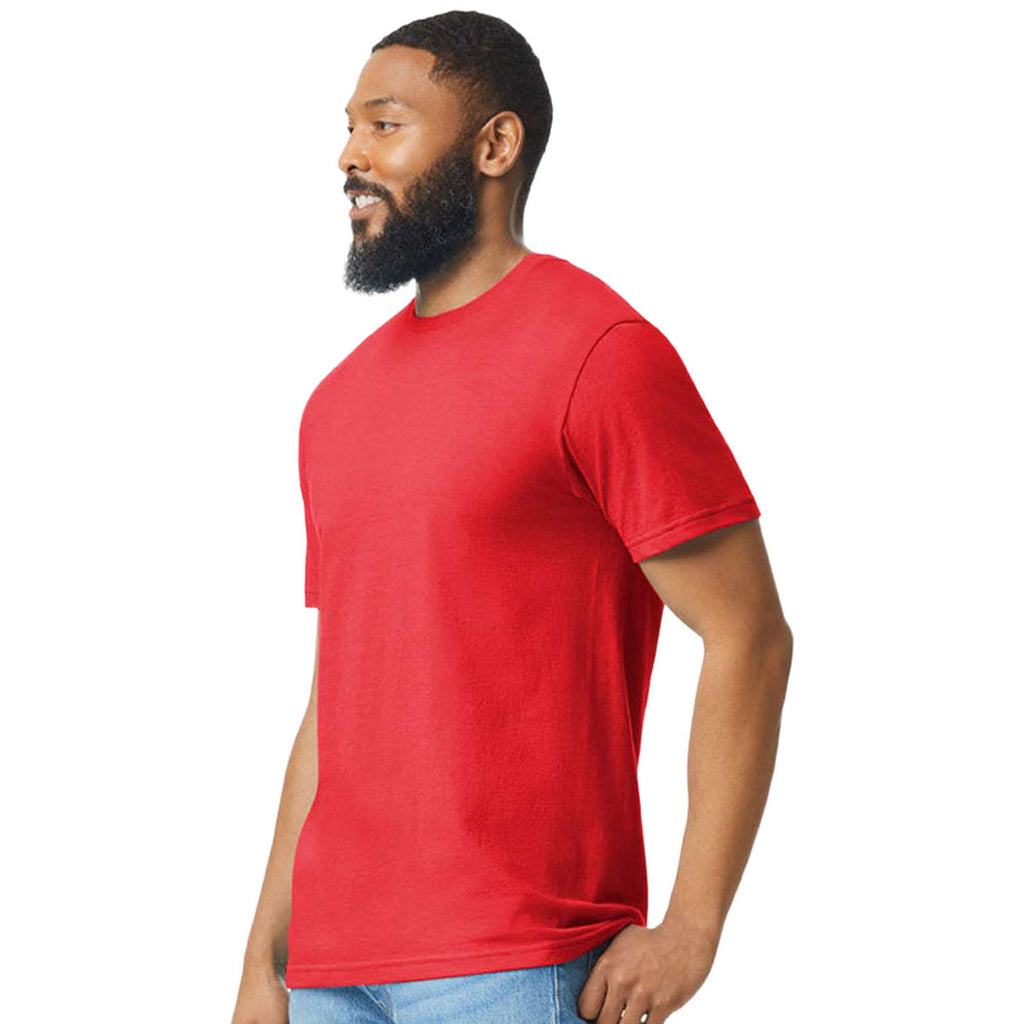 Gildan Unisex Red Mist Softstyle CVC T-Shirt
