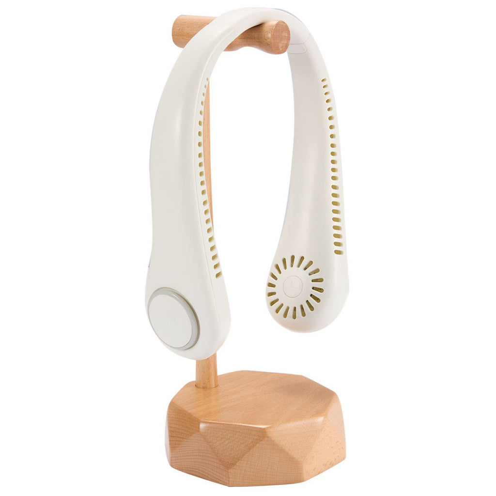 Wellable White Wireless Neck Fan