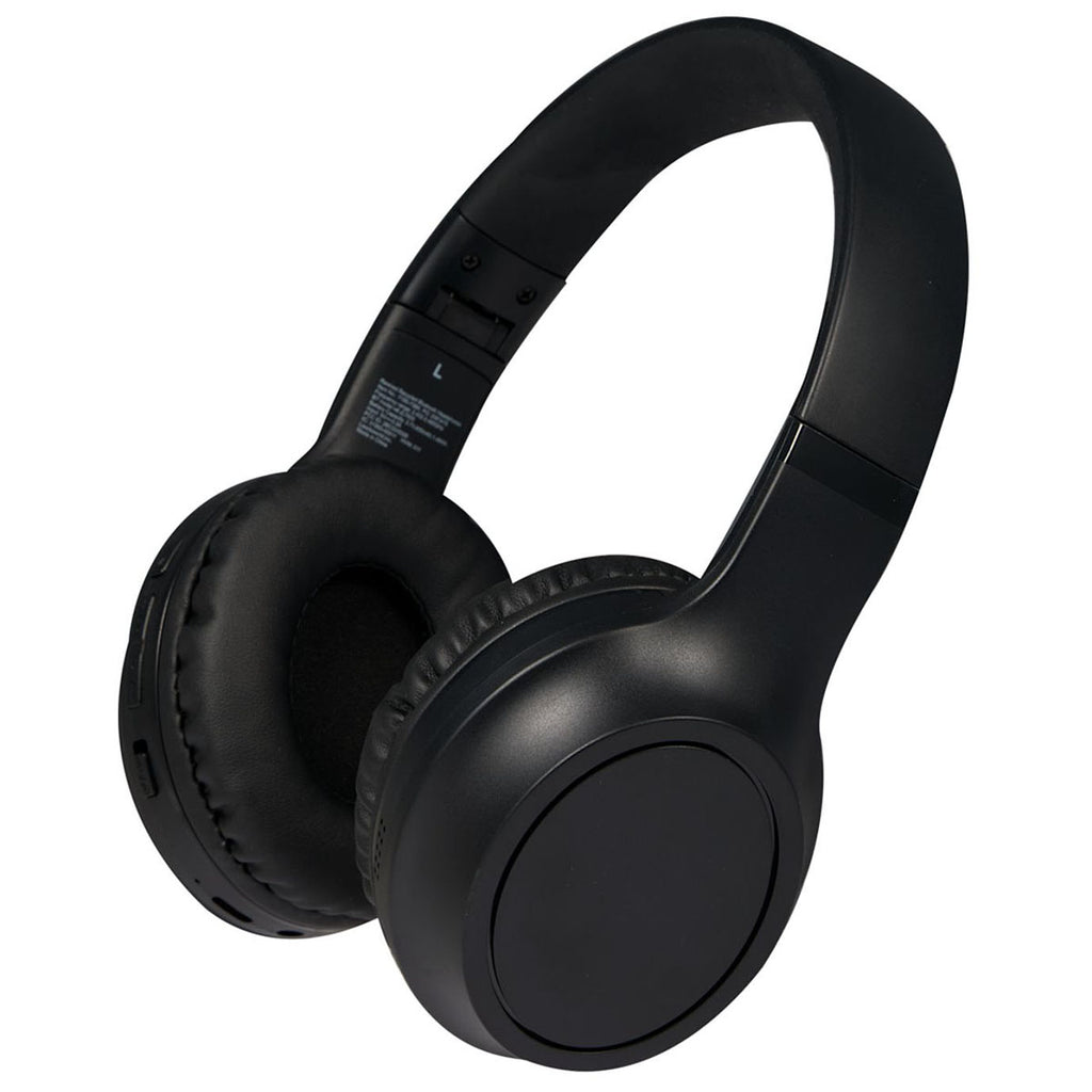 Leed's Black Rewired Recycled Bluetooth Headphones