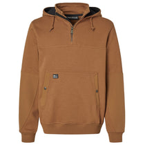 Dri Duck Men's Saddle Mission Quarter-Zip Hooded Pullover