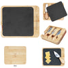 Hit Bamboo Slate & Bamboo Cheese Server Set