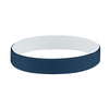 Hit Navy/White Colored Letter Silicone Bracelet