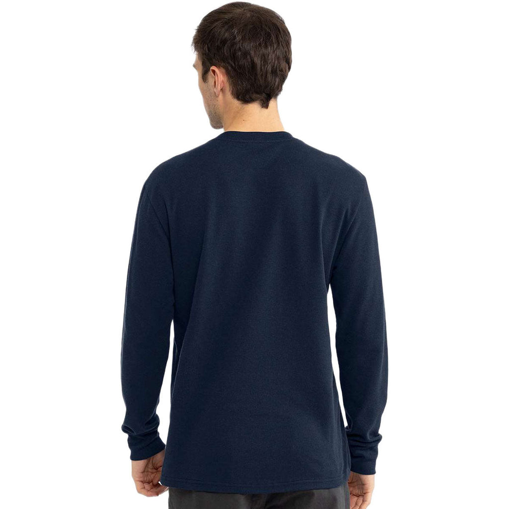 Next Level Unisex Midnight Navy Ideal Thermal Long Sleeve T-Shirt