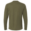 Next Level Unisex Military Green Ideal Thermal Long Sleeve T-Shirt