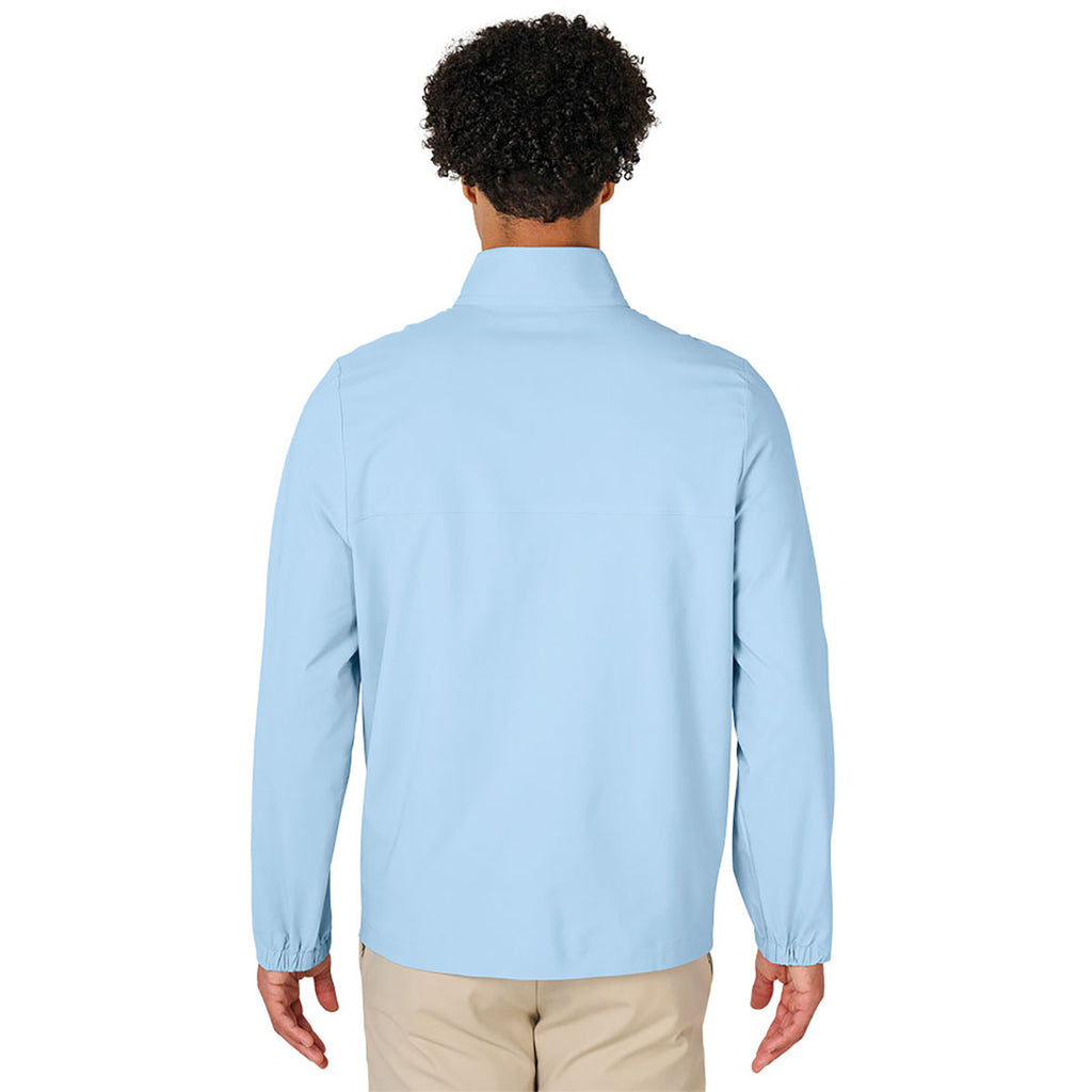 Charles River Men's Sky Blue Lexington Stretch Full Zip Jacket