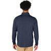 Charles River Men's Navy Heather Vista Tri-Blend Quarter Zip