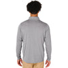 Charles River Men's Light Grey Heather Vista Tri-Blend Quarter Zip