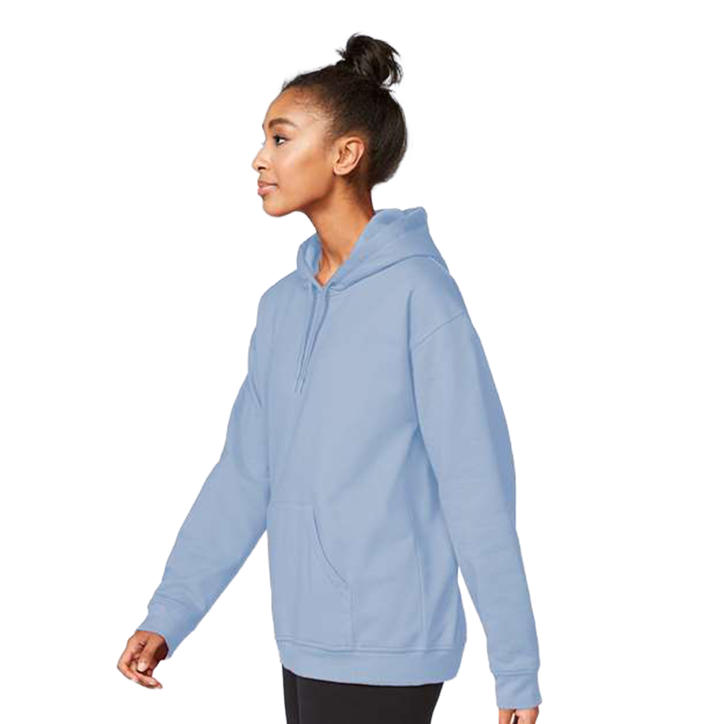 Gildan Men's Stone Blue Softstyle Pullover Hooded Sweatshirt