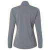 Adidas Women's Grey Three Lightweight Quarter-Zip Pullover