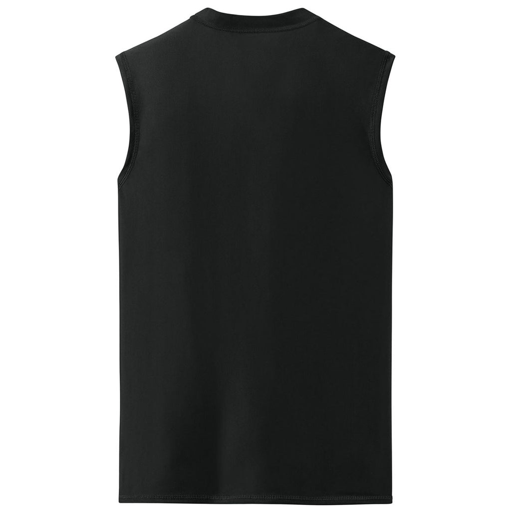A4 Men's Black Compression Muscle Tee