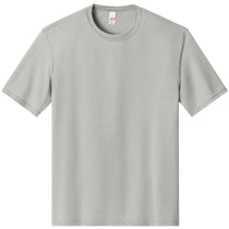 A4 Men's Silver Softek Short Sleeve Tee