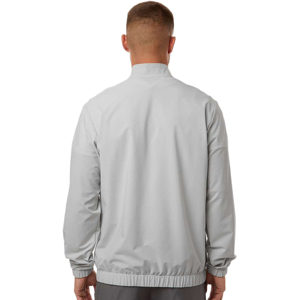 Adidas Men's Grey One Woven Half-Zip Pullover