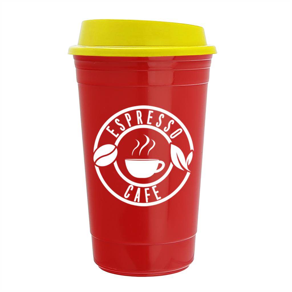 Garyline Red Traveler Insulated Cup - 16 oz.