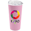 Garyline Awareness Pink Roadmaster Travel Tumbler with Clear Slider Lid - 18 oz.