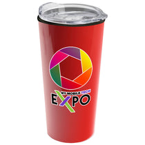 Garyline Red Roadmaster Travel Tumbler with Clear Slider Lid - 18 oz.