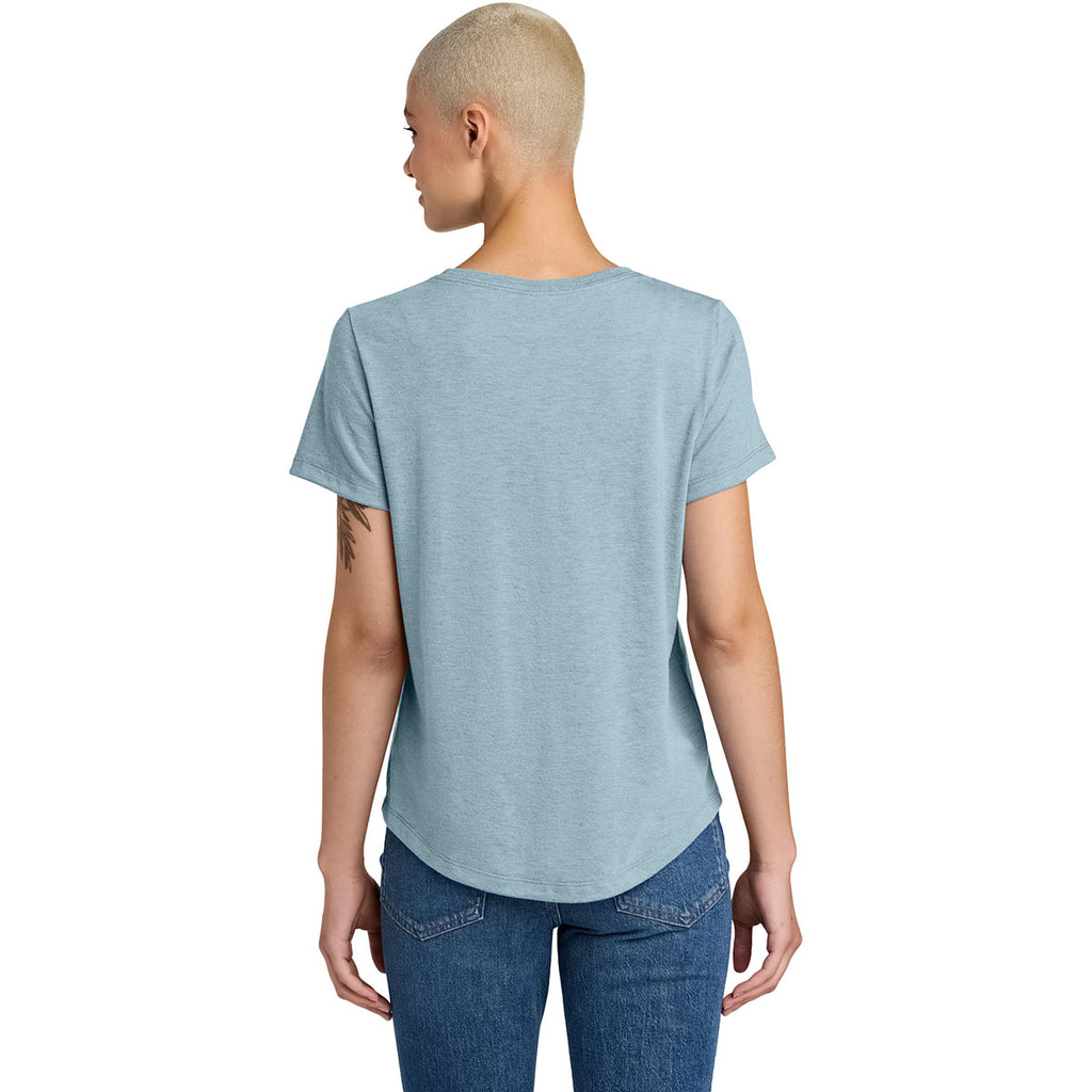 Allmade Women's I Like You Blue Relaxed Tri-Blend Scoop Neck Tee