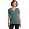 Allmade Women's Deep Sea Green Tri-Blend V-Neck Tee