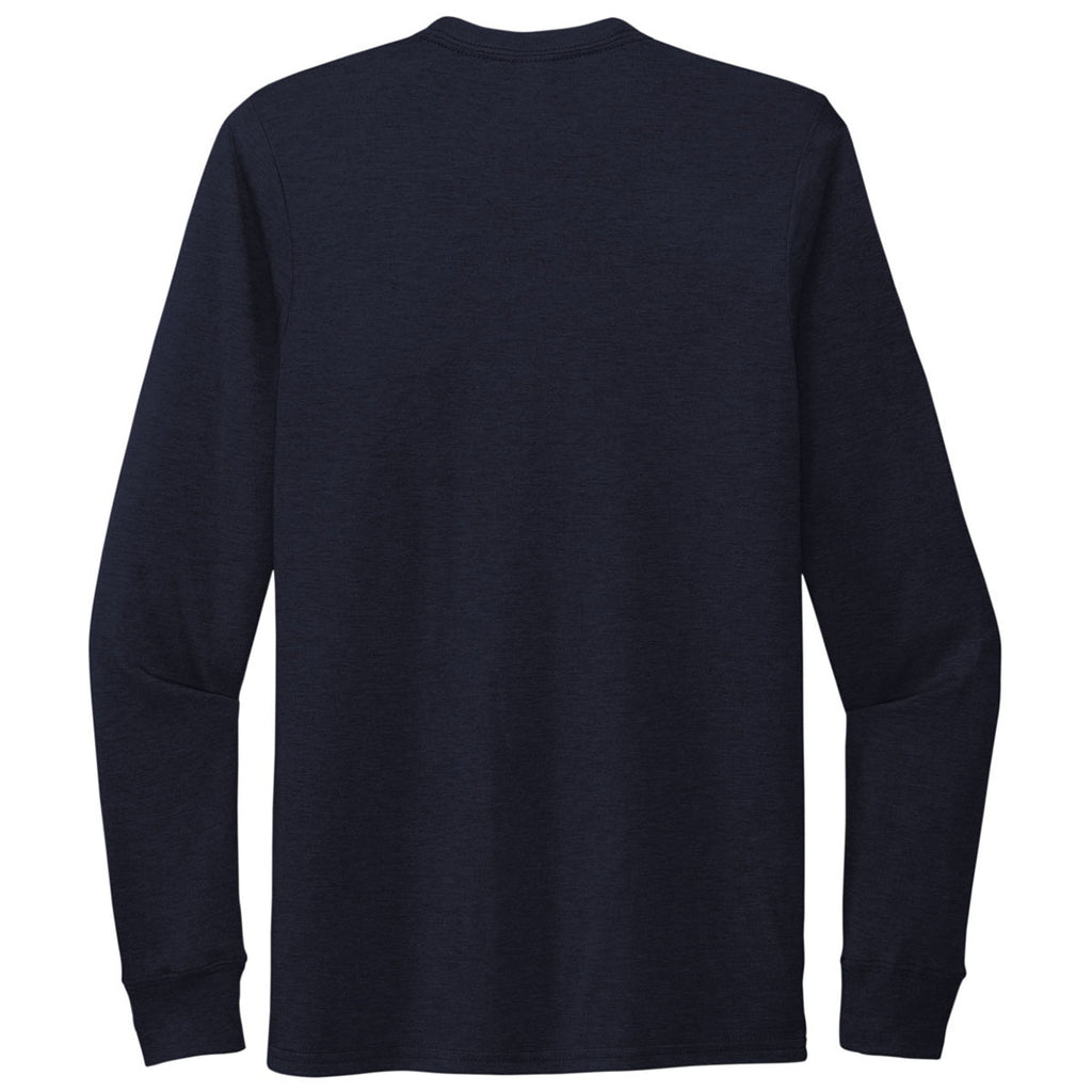 Allmade Unisex Night Sky Navy Tri-Blend Long Sleeve Tee