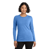Allmade Women's Azure Blue Tri-Blend Long Sleeve Tee