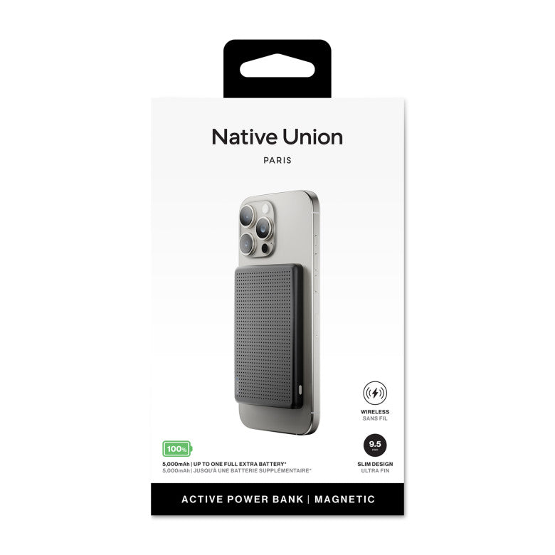 Native Union Black Active Power Bank 5000mAh