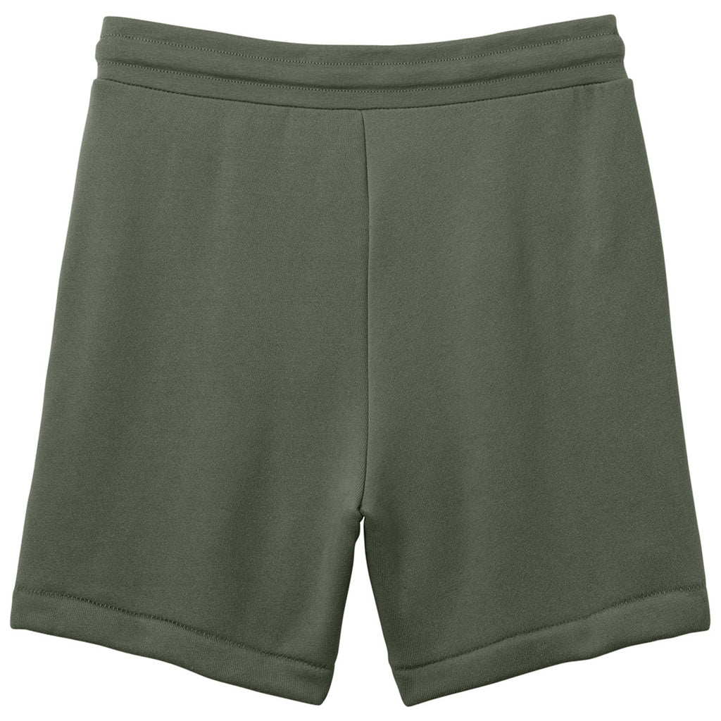 Bella + Canvas Unisex Military Green Sponge Fleece Sweatshort