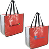 Beacon Red Extra Large Laminated Shopping Tote Bag