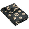 Port Authority Graphite/Biscuit Paws Small Ultra Plush Blanket