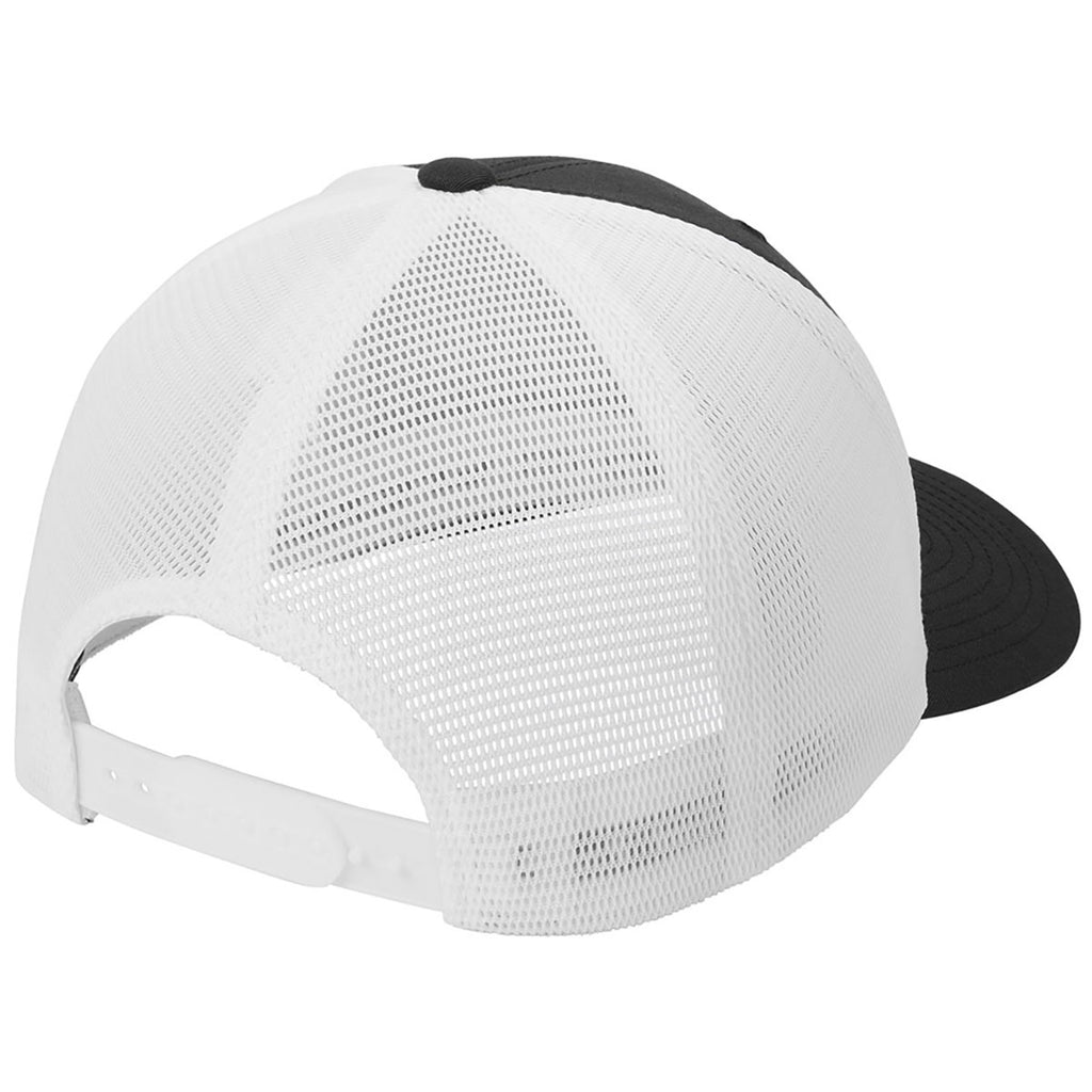 Port Authority Black/WhiteFlexfit 110 Mesh Cap