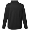 Core 365 Men's Black/Carbon Market Snag Protect Mesh Colorblock Quarter-Zip Pullover