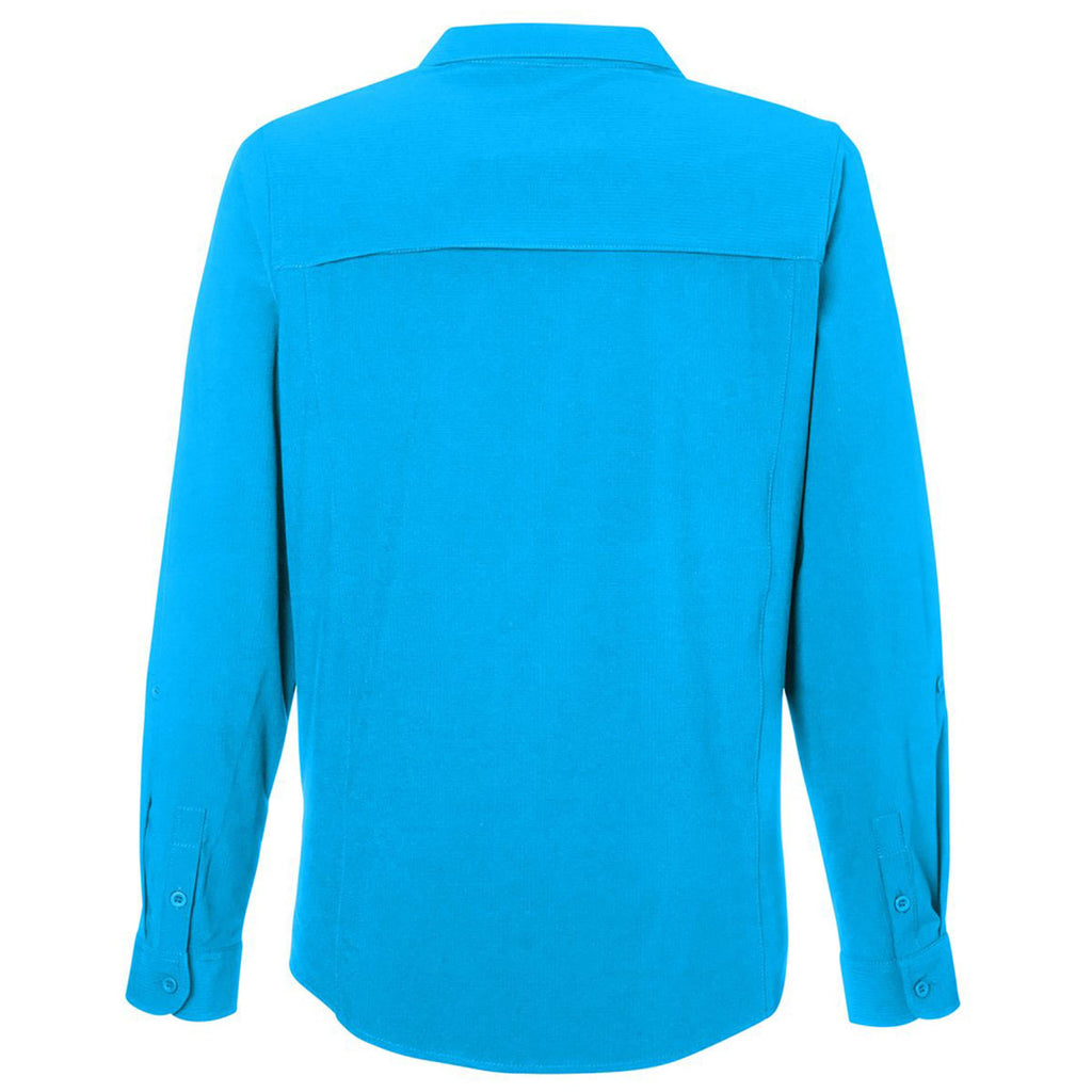 Core 365 Women's Electric Blue Ultra UVP Long Sleeve Marina Shirt