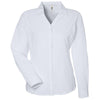 Core 365 Women's White Ultra UVP Long Sleeve Marina Shirt