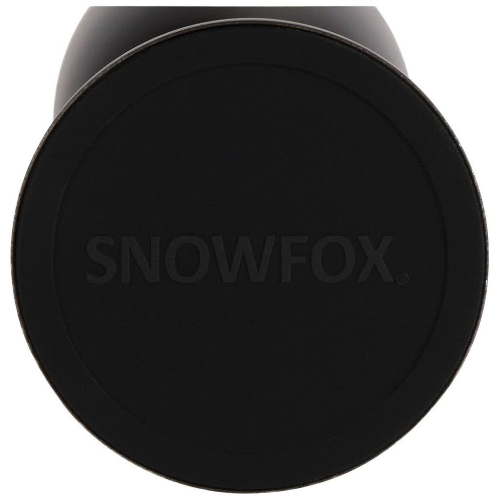 Snowfox Black 12 oz. Insulated Stemmed Wine Glass
