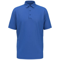 Callaway Men's Lapis Blue All Over Stitched Chevron Polo