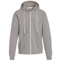 Landway Unisex Heather Grey Ottoman Textured Hoodie