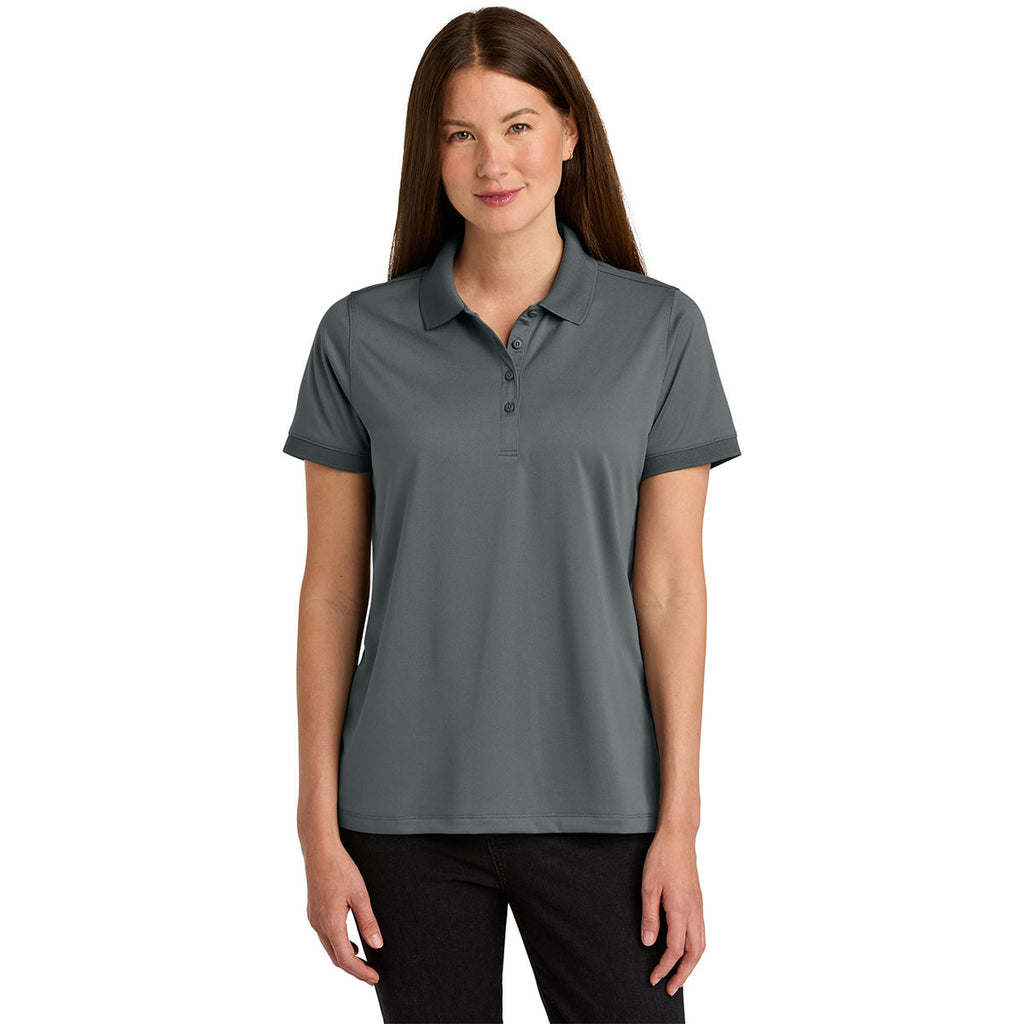 CornerStone Women's Metal Grey Workwear Pro Polo