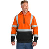 CornerStone Men's Safety Orange ANSI 107 Class 3 Heavy-Duty Fleece Pullover Hoodie