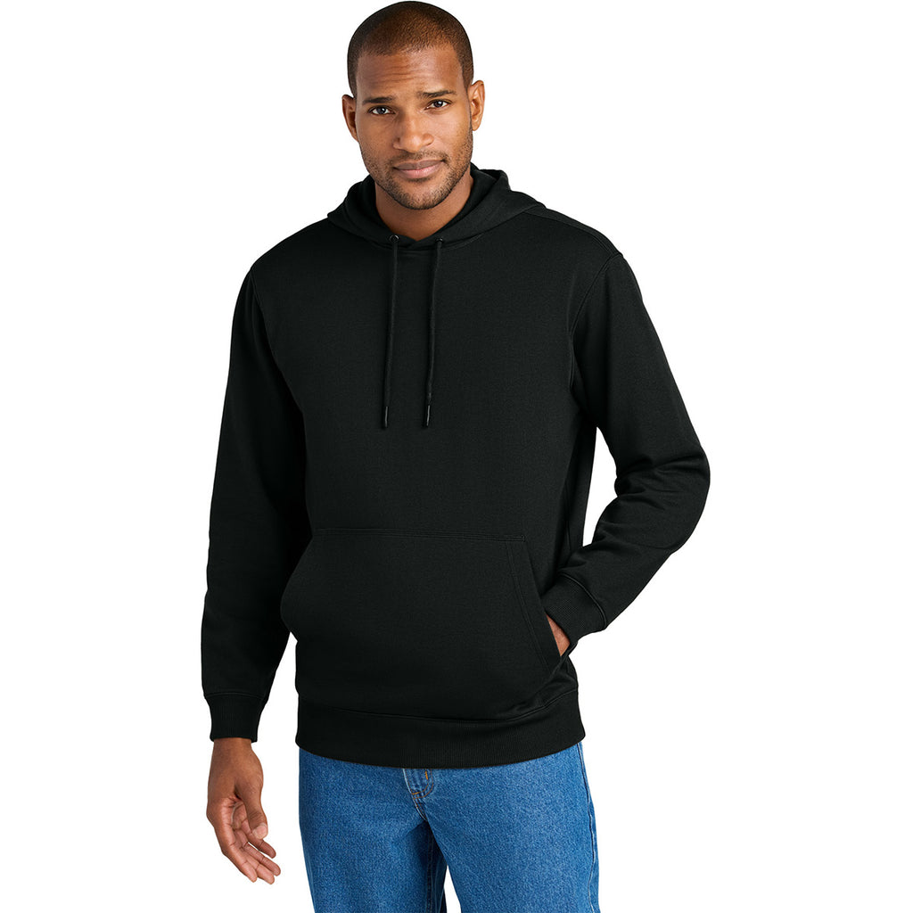 CornerStone Men's Black Tough Fleece Pullover Hoodie