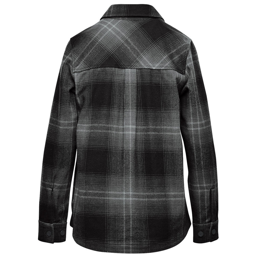 Stormtech Women's Carbon/Black Highland Plaid Shacket