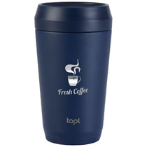 TOPL Navy 12 oz. Double Wall, Recycled Stainless Steel 360° Tumbler