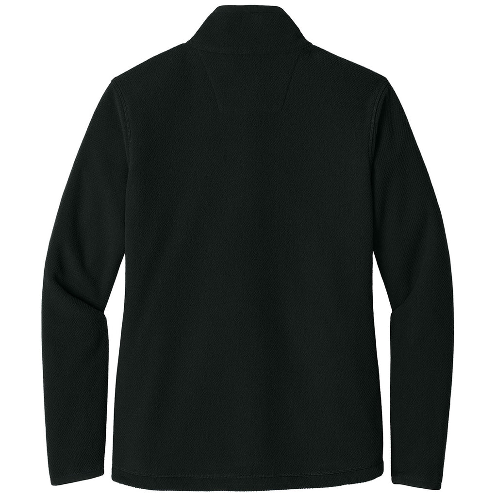 Carhartt Women's Black Textured Full-Zip Fleece Jacket