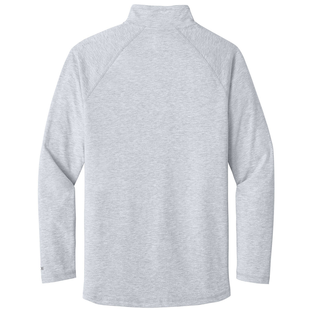 Carhartt Men's Heather Grey Force 1/4-Zip Long Sleeve T-Shirt