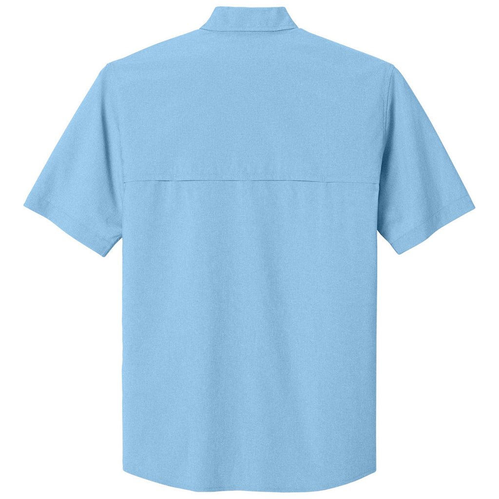 Carhartt Men's Fresh Water Blue Force Sun Defender Short Sleeve Shirt
